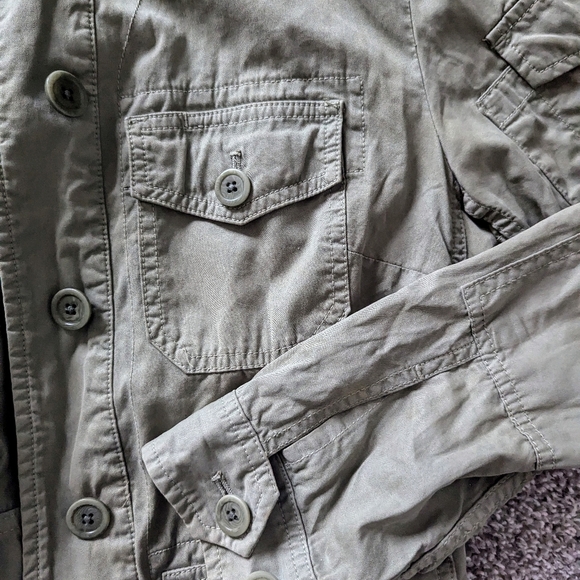 JCrew Green Utility Jacket - Picture 3 of 5